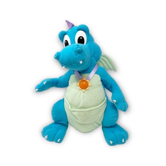 Playskool Toys Vintage Playskool Dragon Tales Talking Ord Dragon Plush Stuffed Animal 999 12